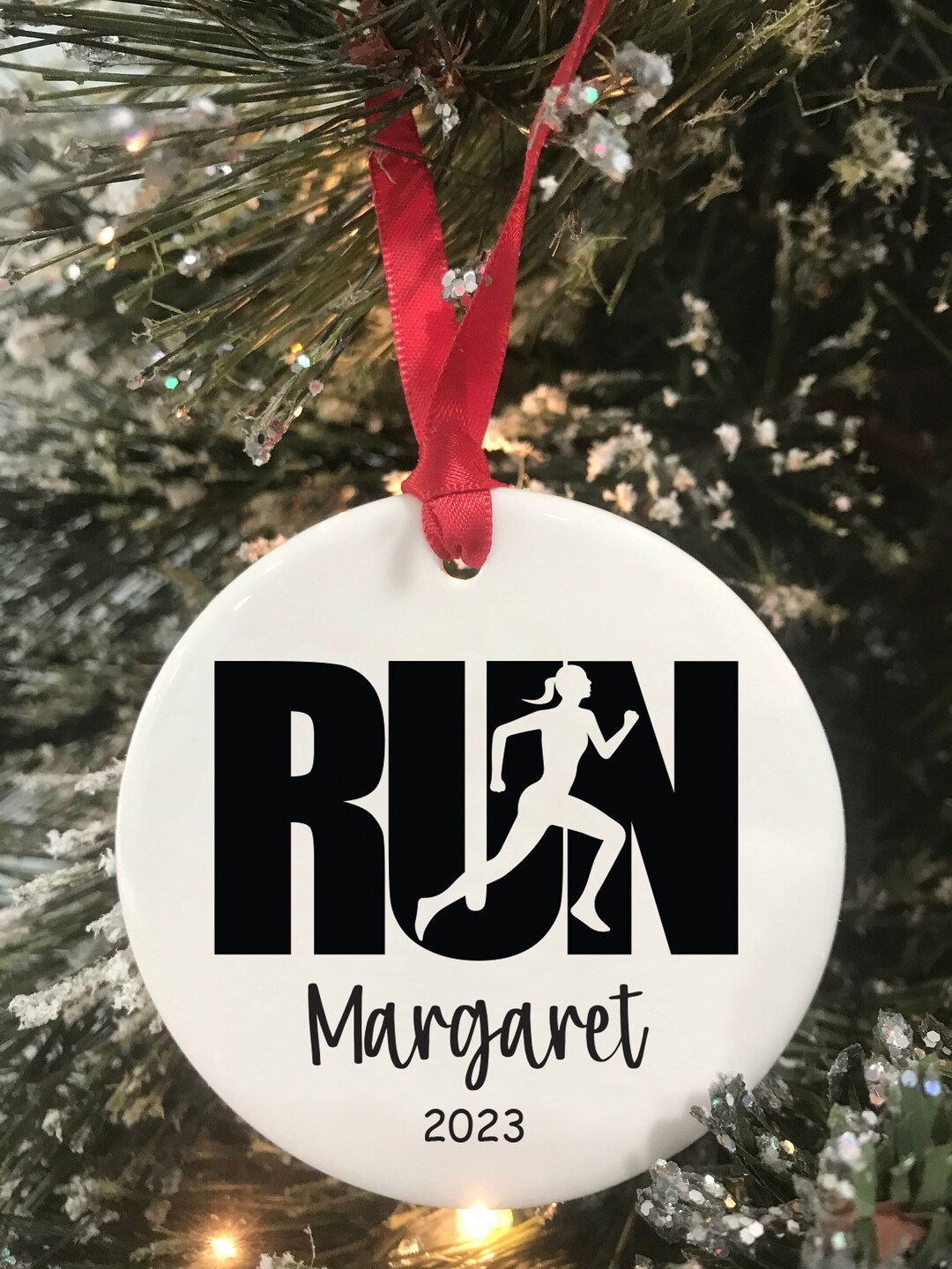 Running Ornament Woman Gift for Runners Cross Country Gift Etsy