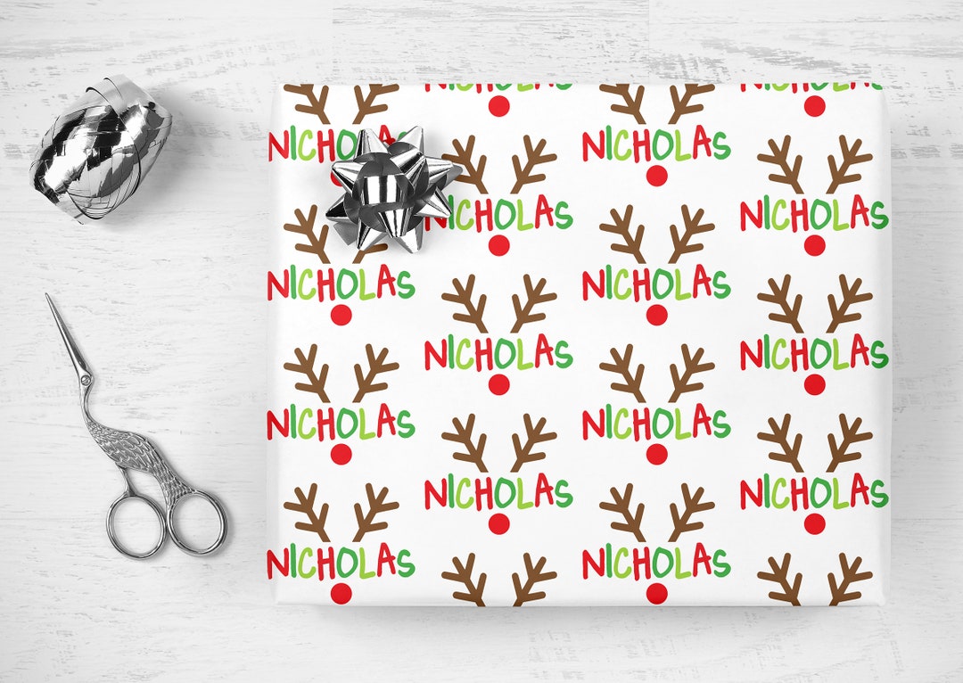 Personalized Christmas Gift Wrapping Paper