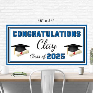 Graduation Banner Class of 2026 Custom Graduation Party Decorations ...