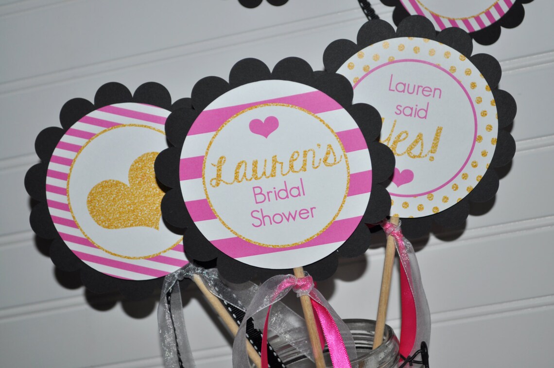 bridal shower sticks