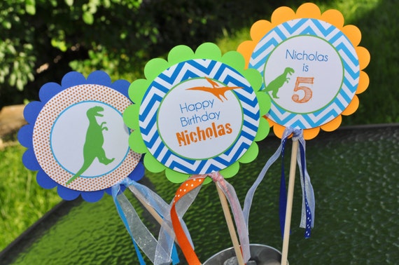Palos de centro de mesa de dinosaurios niños 1er cumpleaños - Etsy México Palos de centro de mesa de dinosaurios niños 1er cumpleaños - Etsy México