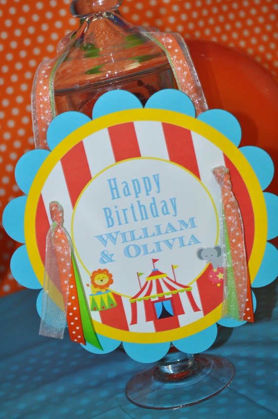 Circus Birthday Party Door Sign - Carnival Birthday - Circus Party Decorations - Kids Circus Party Il_570xn