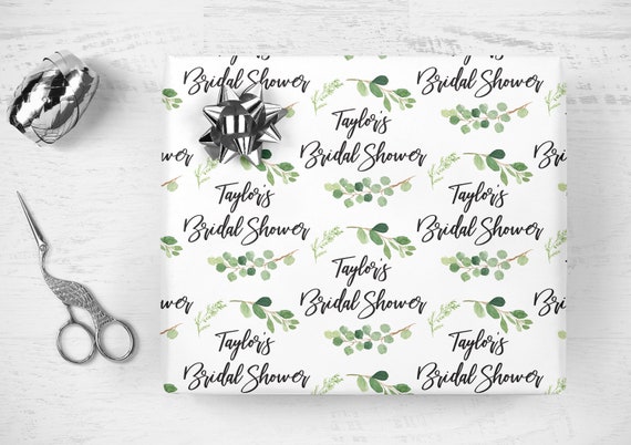 Bridal Shower Gift Wrapping Supplies