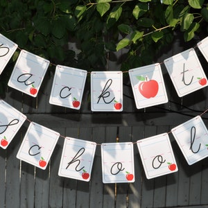 Back To School Party BANNER, Back To School Sign, Teacher, Classroom Decor, School Banner, Kids Party Ideas, Classroom Banner, Welcome Back