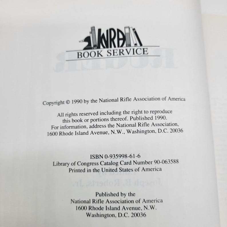 1990 NRA History Of Ruger Firearms Paperback Book image 3