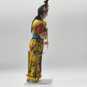 Vintage Taiwan Detailed Ornate Souvenir Doll 10 Inches Tall image 10