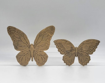 HOMCO Butterfly Wall Decor Set Vintage Mid Century Modern Made in USA