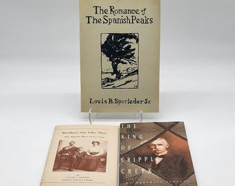 Lot Of 3 Historical Books Of Southern Colorado