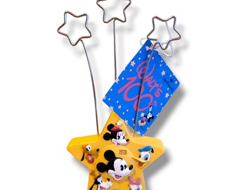 Hallmark Disney Walt's 100th Star Photo Holder 1928-2001 Characters Then & Now