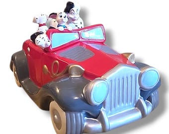 Disney's 101 Dalmations Cruella de Ville Car Cookie Jar