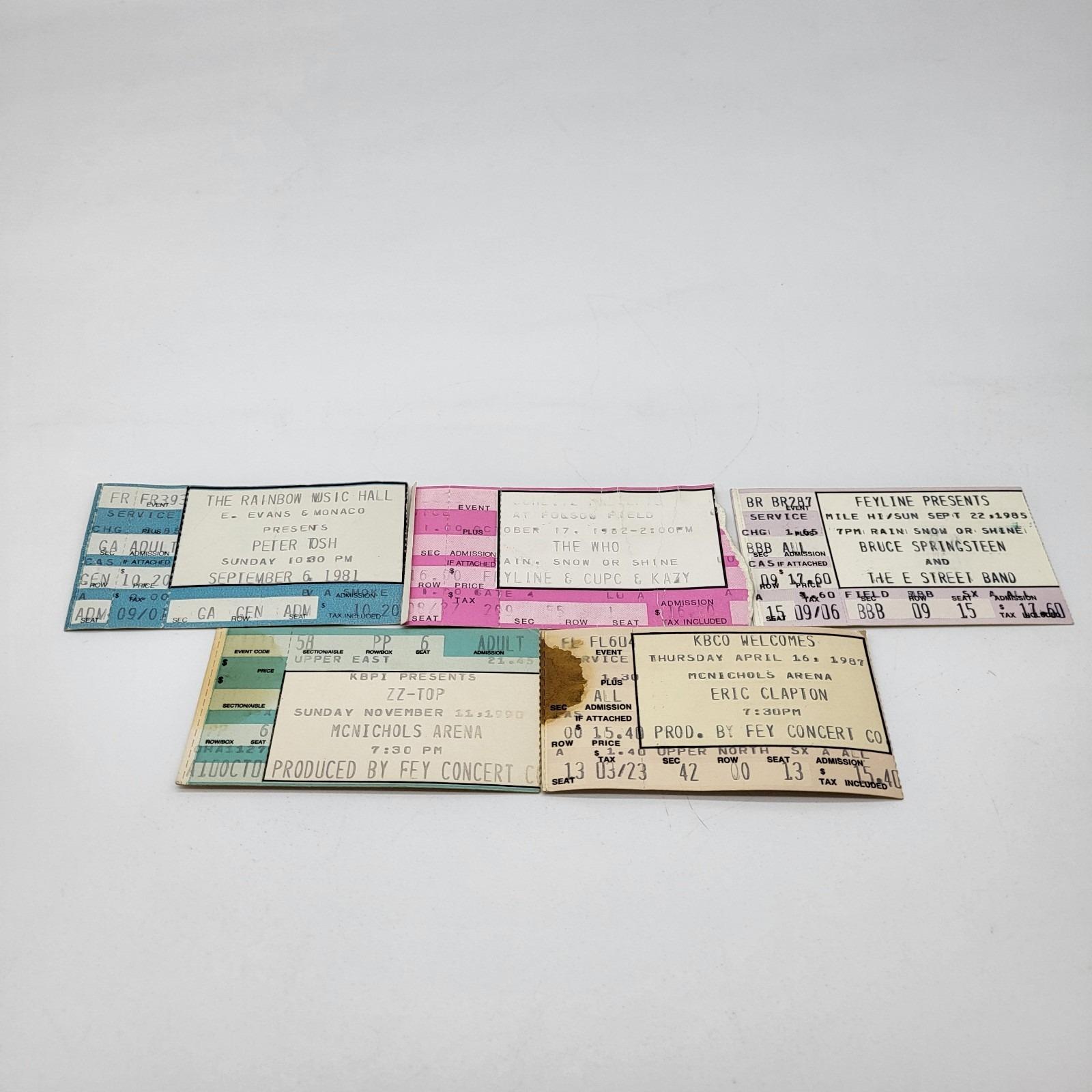 Vintage Concert Stub Lot - Etsy