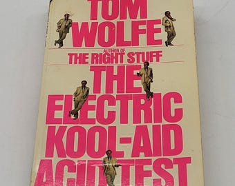 La prueba de ácido del Kool-Aid eléctrico, de Tom Wolfe. Edición de bolsillo de 1981, Bantam Books.