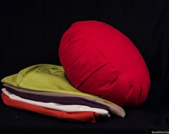 Organic Hemp Covered Buckwheat Hull Meditation/Yoga Cushion All Handmade In Australia