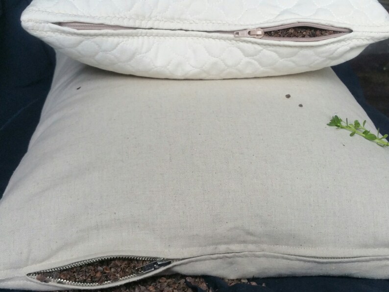 STANDARD Buckwheat Hull Eco Organic HEMP Covered Pillow 71cm X Etsy Australia