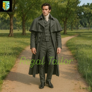 Mens Cape Coat - Etsy