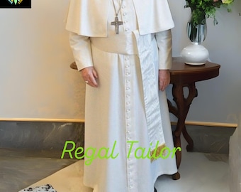 Wool Catholic Priest Cassock: Custom Clergy Vestment