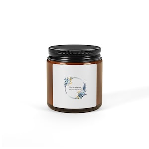 Serenity Scented Soy Candle - Multi-Size Amber Jar | Relaxation, Home Décor, Gifts, Aromatherapy, Natural Candles