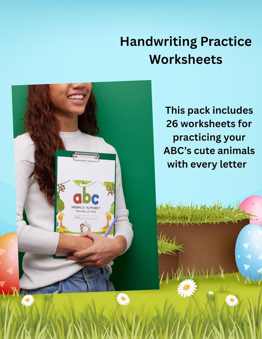Printable Alphabet Tracing Worksheet for Preschool – Handwriting
