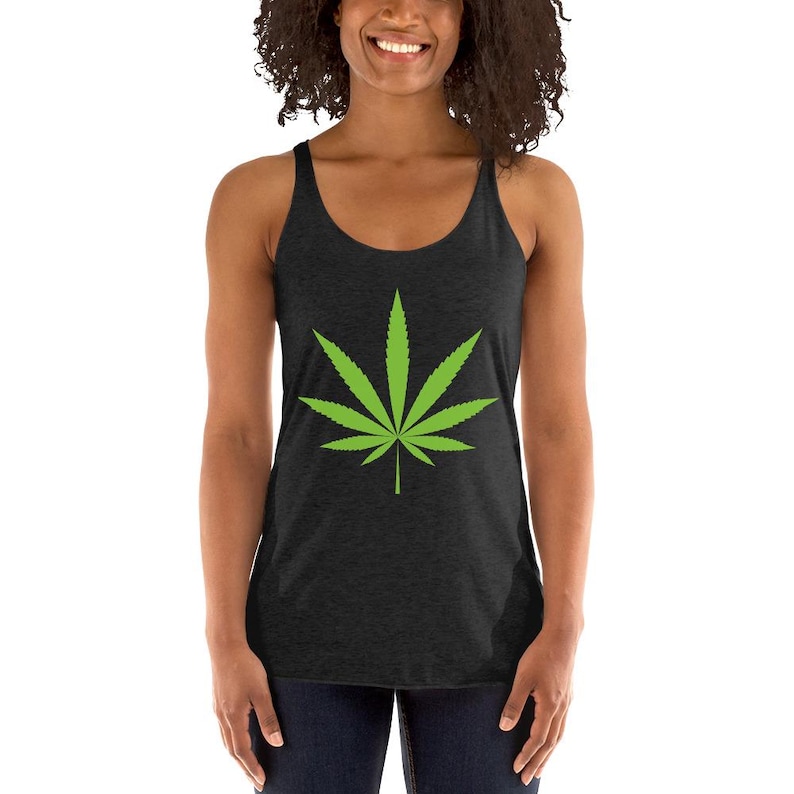Green Leaf Racerback Tank