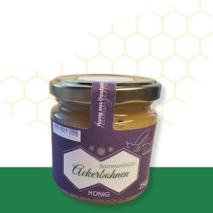 Broad bean honey, honey, raw honey