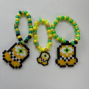 Subtronics Inspired Perler Beads and Kandi Bracelet