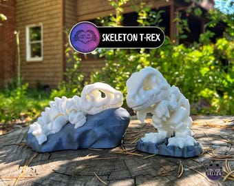 Skeleton T-Rex With Two Stand Options