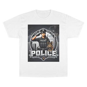 Police Champion T-Shirt - 4500 Empowering Law Enforcement Tee, Gift for Police Officers, Retirement