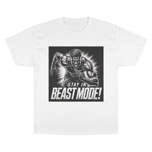 Beast Mode Champion T-Shirt  4500 - Motivational Gym Tee, Fitness Apparel, Workout Gift, Sports Shirt, Training Top