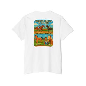 Horse History Tee, Horse Lover Gift, Equestrian T-Shirt, Unisex Pocket Tee, Fun Animal Lovers Apparel