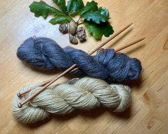 Naturally Dyed - Luxury Yarn - English Grown & Spun Mohair Fibre - Free UK Post