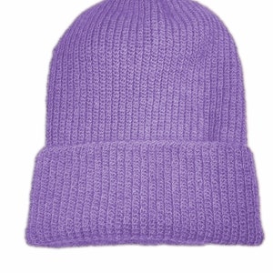 Beanie Hat, Hand Made using our own 100% natural home grown English Mohair. image 7