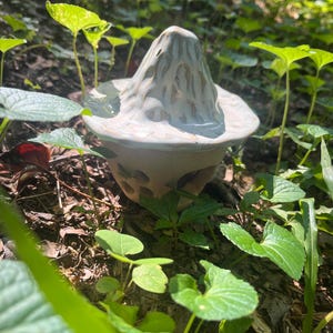 Decorative Ceramic Blue and White Fairy House