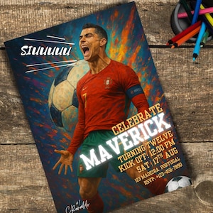 Ronaldo Siu Birthday Invitation (Editable)