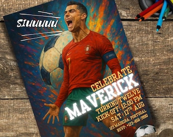 Ronaldo Siu Birthday Invitation (Editable)