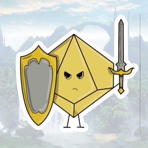 Paladin D10 Sticker