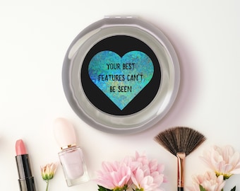 Compact Travel Mirror: Your best features can&#39;t be seen