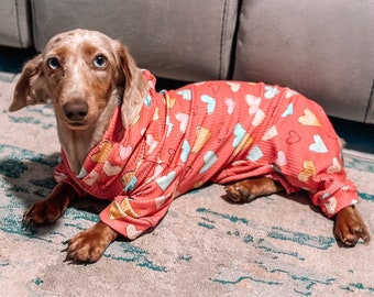 Dachshund Pjs Medium Etsy