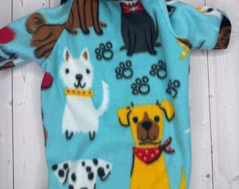 Hooded Dachshund Pajamas- Small
