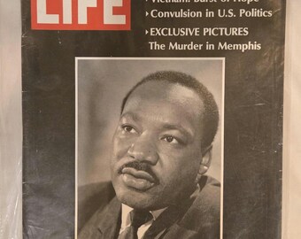 Vintage Life Magazine April 1968 - Martin Luther King Jr. Memorial Issue