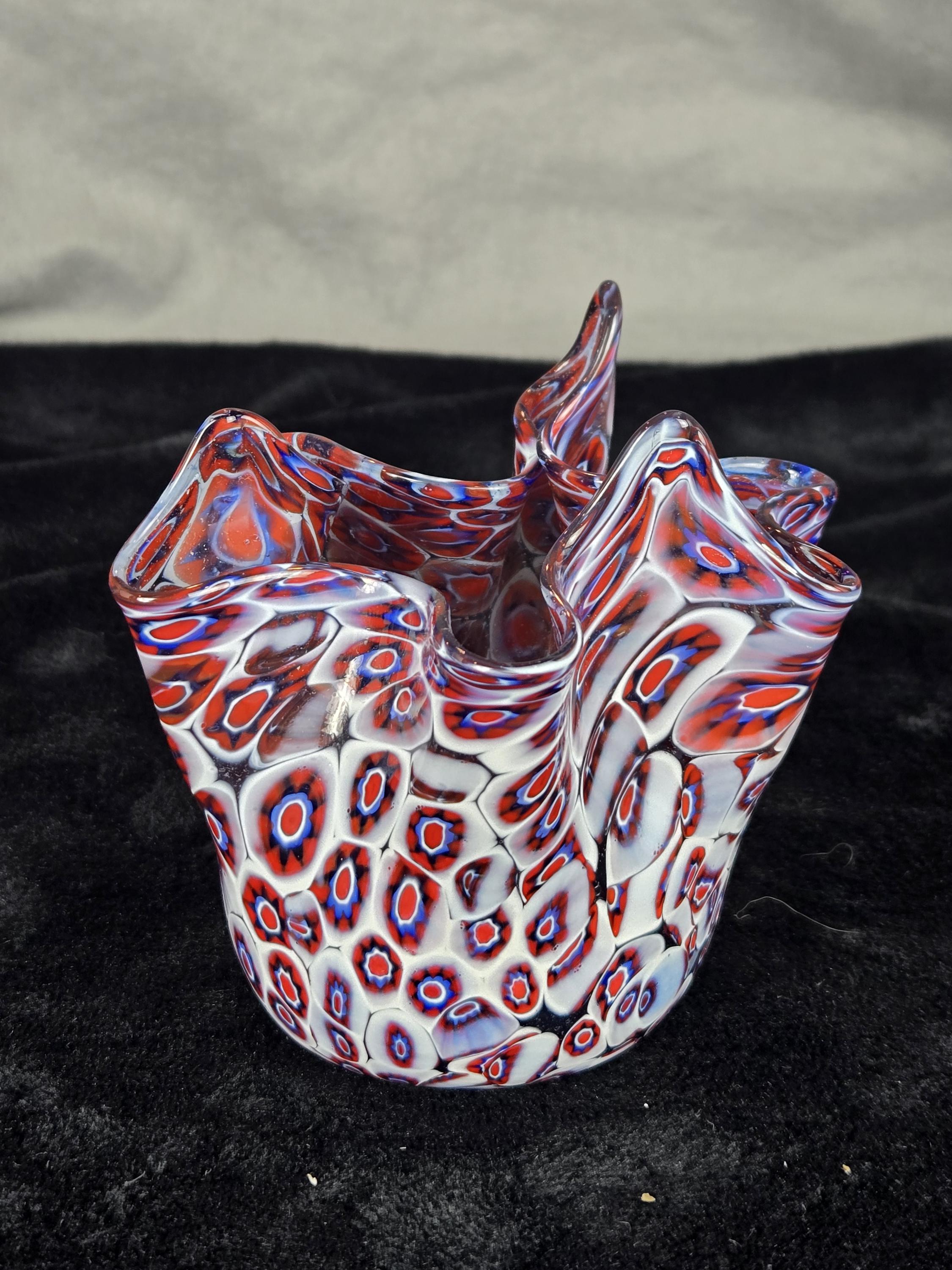Murano Millefiori Glass Bowl - Etsy