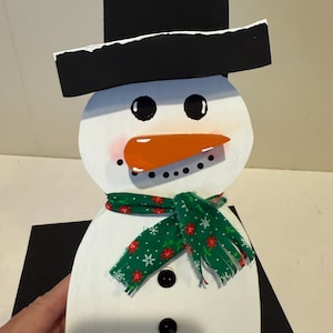 Winter Wonderland Wooden Snowman