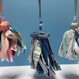 Sea Life salt and pepper shaker tassels | Flamingo Tassel | Fish Tassel | Blue Crab Tassel | Ocean Decor | Beach Decor | Nautical Decor