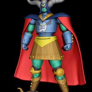 Ankoku Daishogun 3D STL File, High Quality Robot Statue 3D Model Design, 3D Digital Printing for 3D Printers