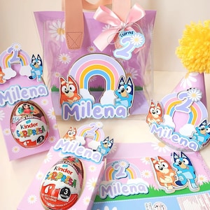Progettazione della festa di compleanno di Bluey Girl