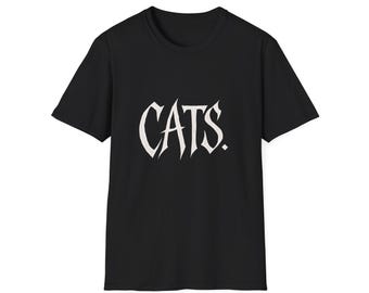 Camiseta com estampa de gato: camiseta unissex de estilo suave para amantes de animais de estimação