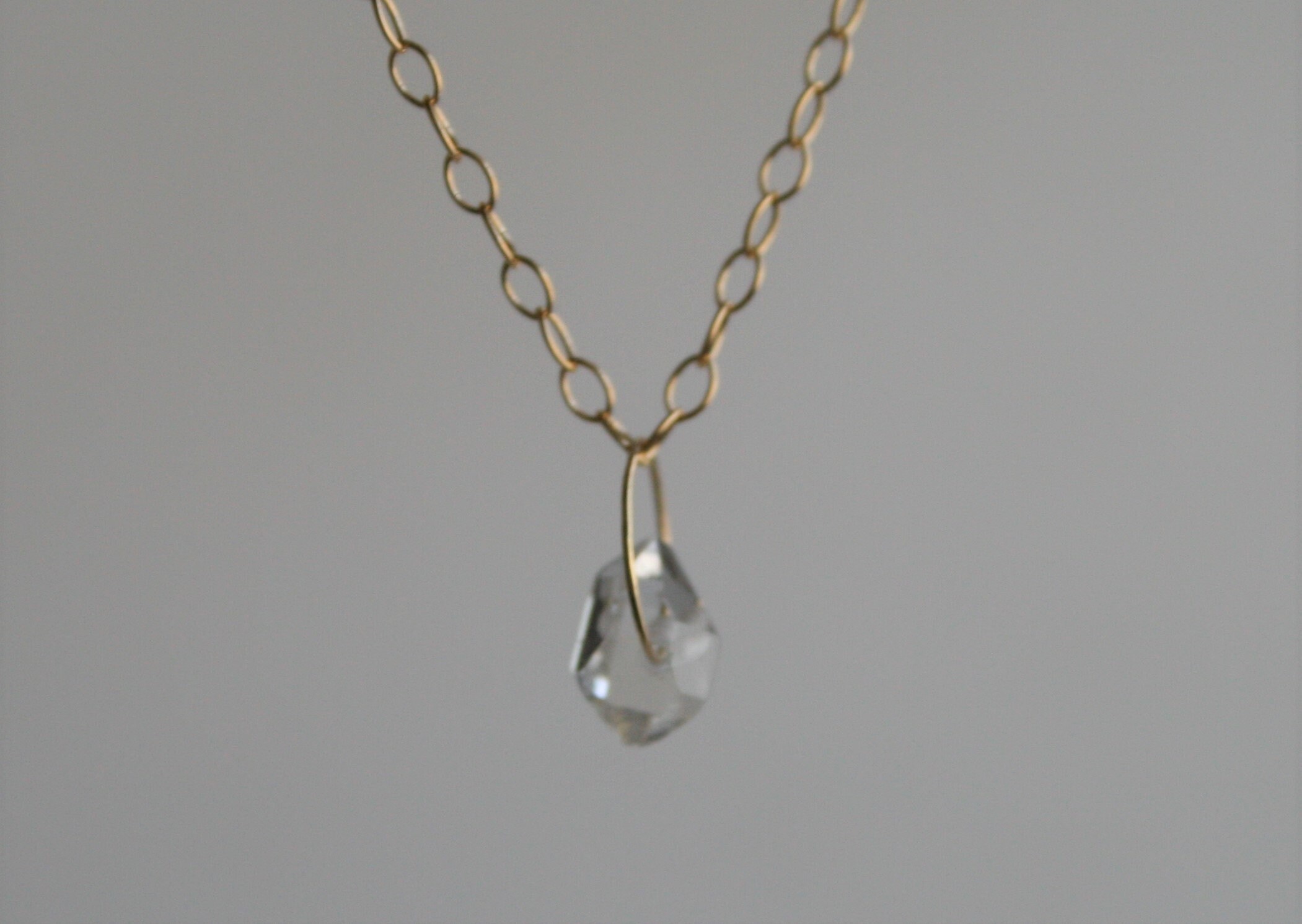 Herkimer necklace Etsy