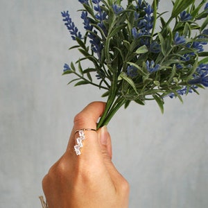3 baguette Ring