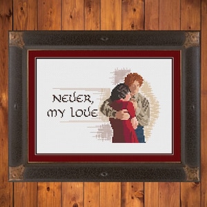 Never, My Love - Cross Stitch Pattern