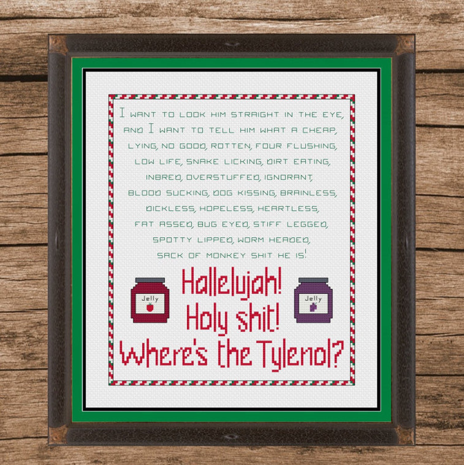 Christmas Vacation Boss Rant Cross Stitch Pattern Etsy