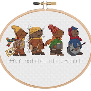 Jugband Cross Stitch Pattern